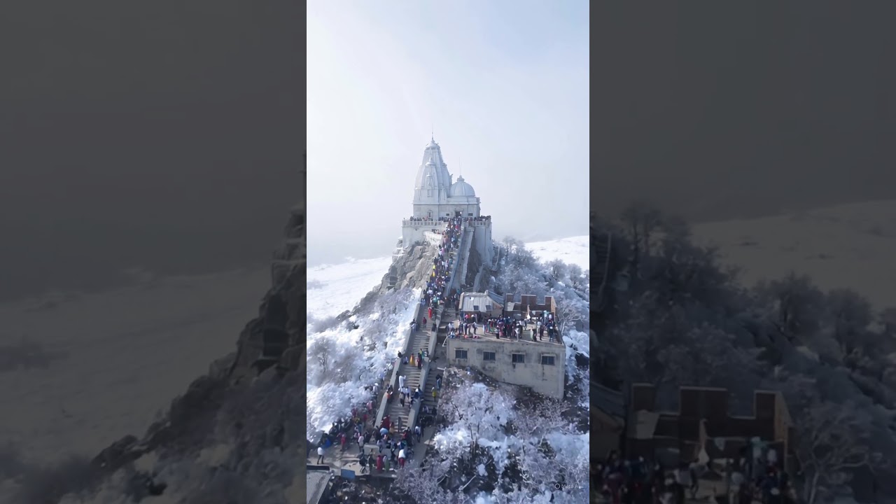 Snowfall 🌨️+Parasnath✨ = Dream❤️💫