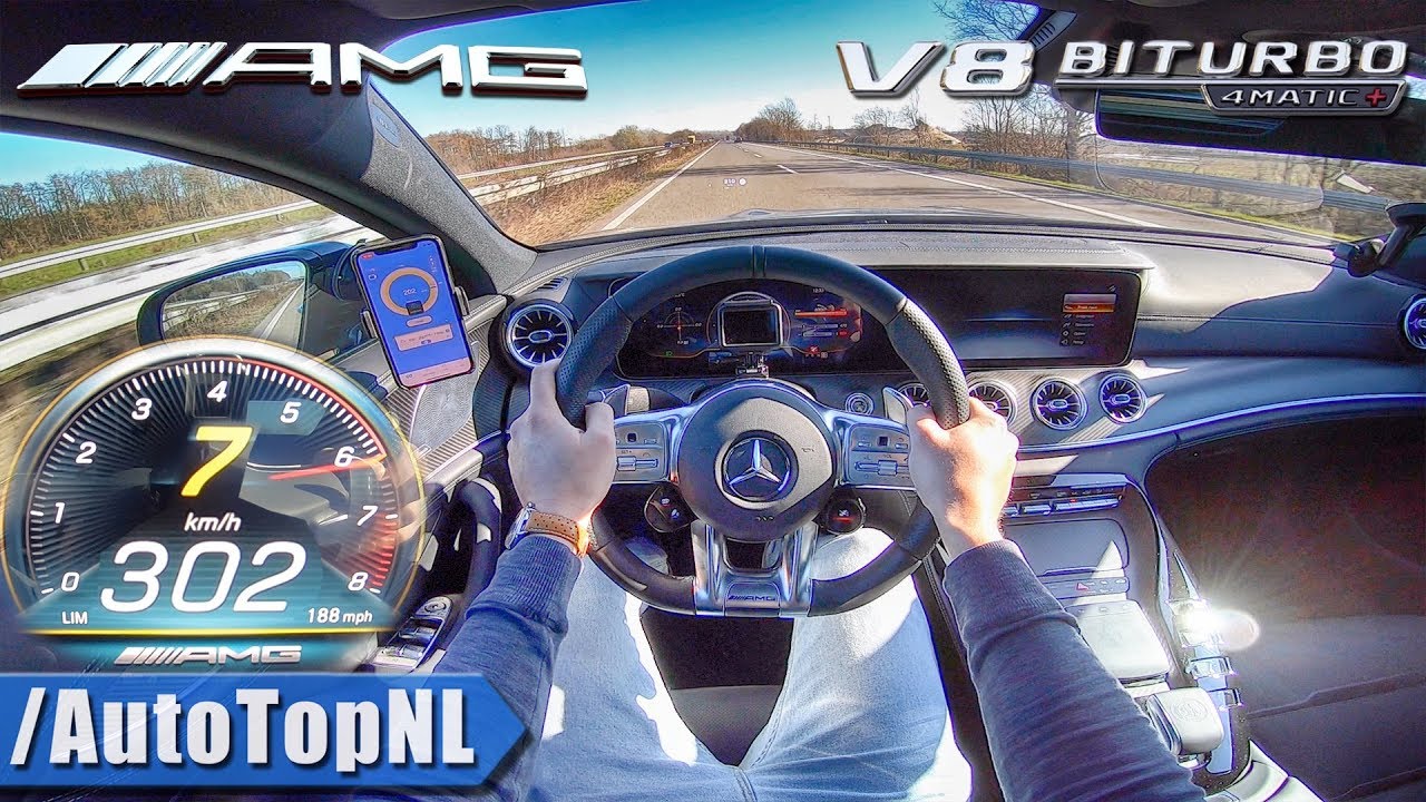 Mercedes AMG GT 4Door 63 S 639HP AUTOBAHN POV 302km/h by AutoTopNL