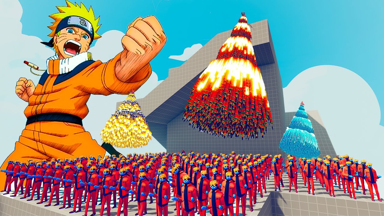 200x NARUTO vs 4x EVERY GOD - Totally Accurate Battle Simulator TABS