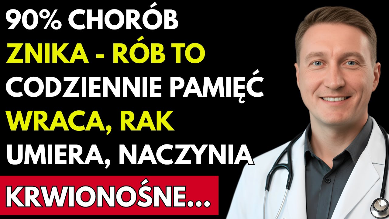 Nawyk numer 1, który CHRONI twoją PAMIĘĆ, ZAPOBIEGA RAKOWI i OCZYSZCZA twoje NACZYNIA KRWIONOŚNE