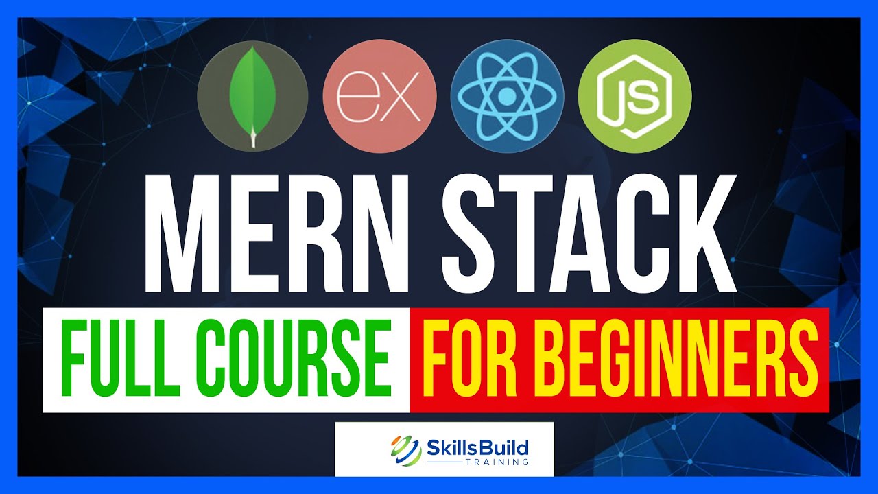 *3 HOUR* Full Stack MERN Course + Project for Beginners (MongoDB, Express, React, Node.js)