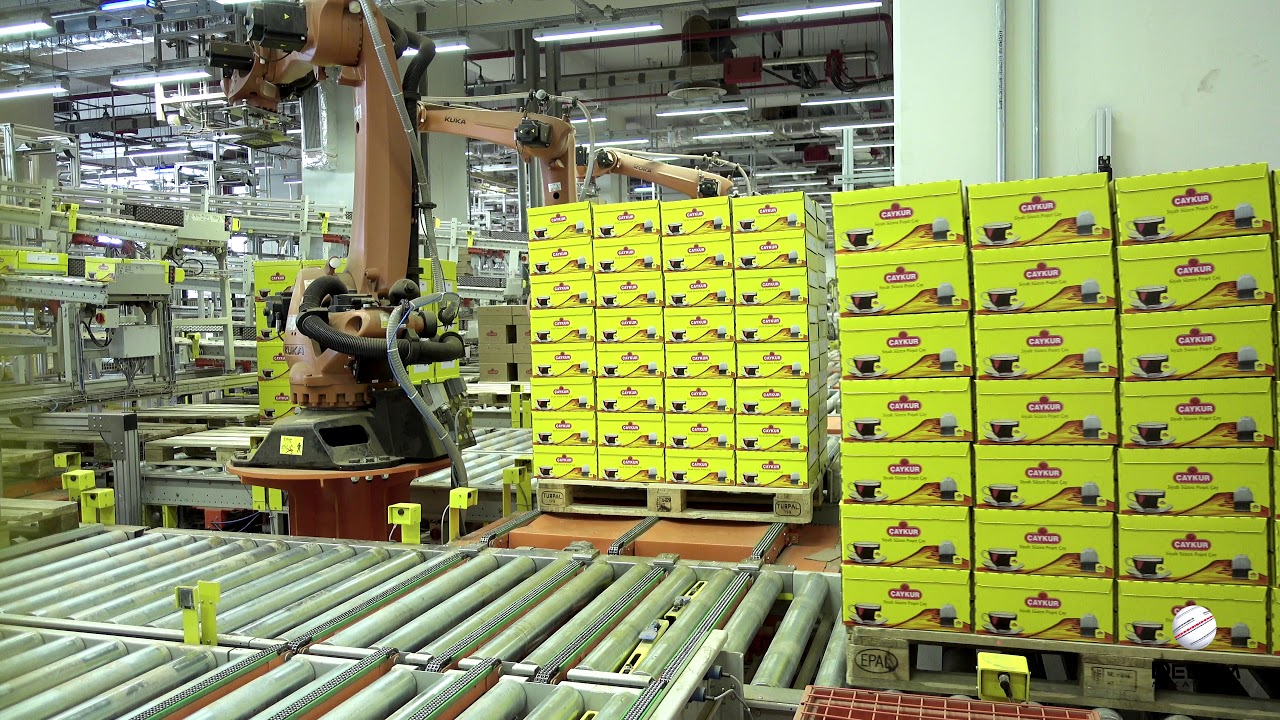 End of Line Solutions / Robotic Palletizing - FMCG (Çaykur)