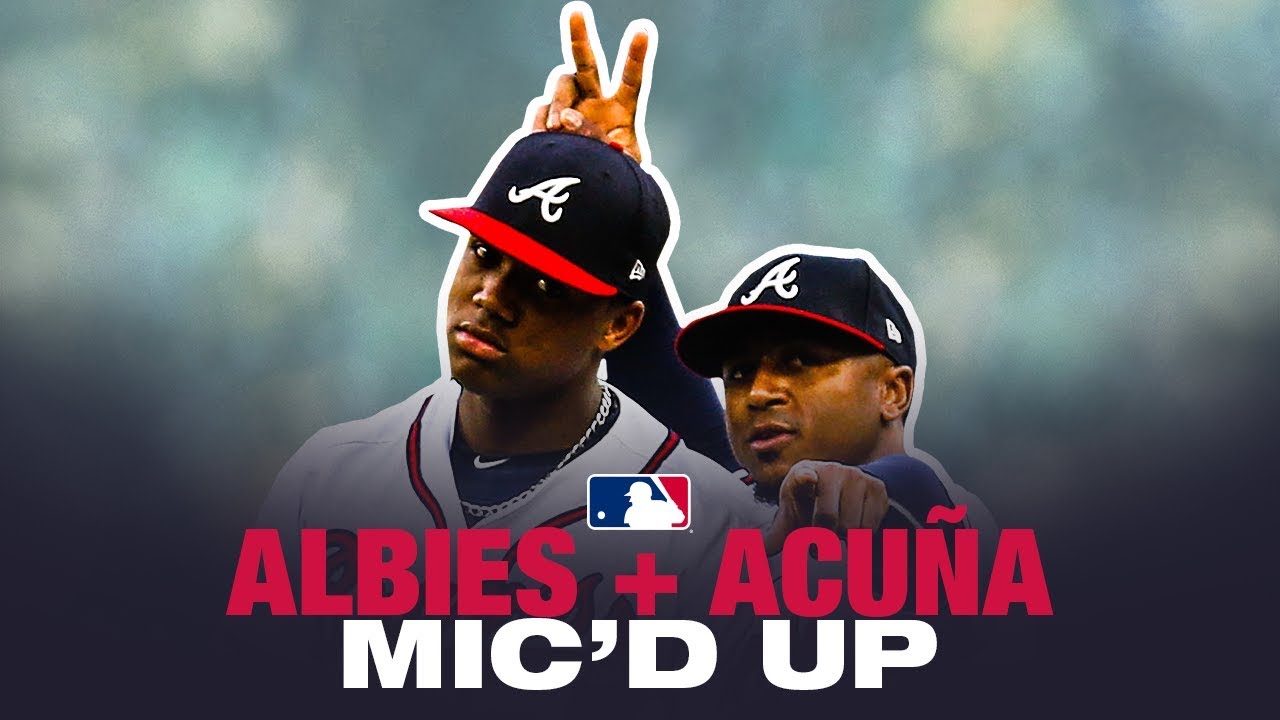Hilarious! Ronald Acuña Jr. and Ozzie Albies mic'd up at Spring Training game