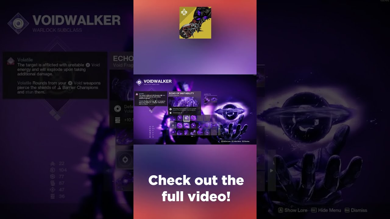 This Briarbinds Void Warlock Build Is AMAZING!