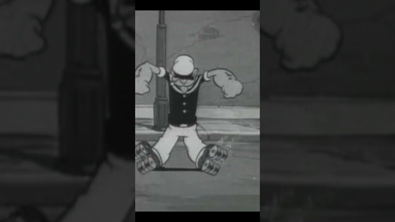Popeye Eats Spinach &ndash; Power Up Moment! 🥬💪