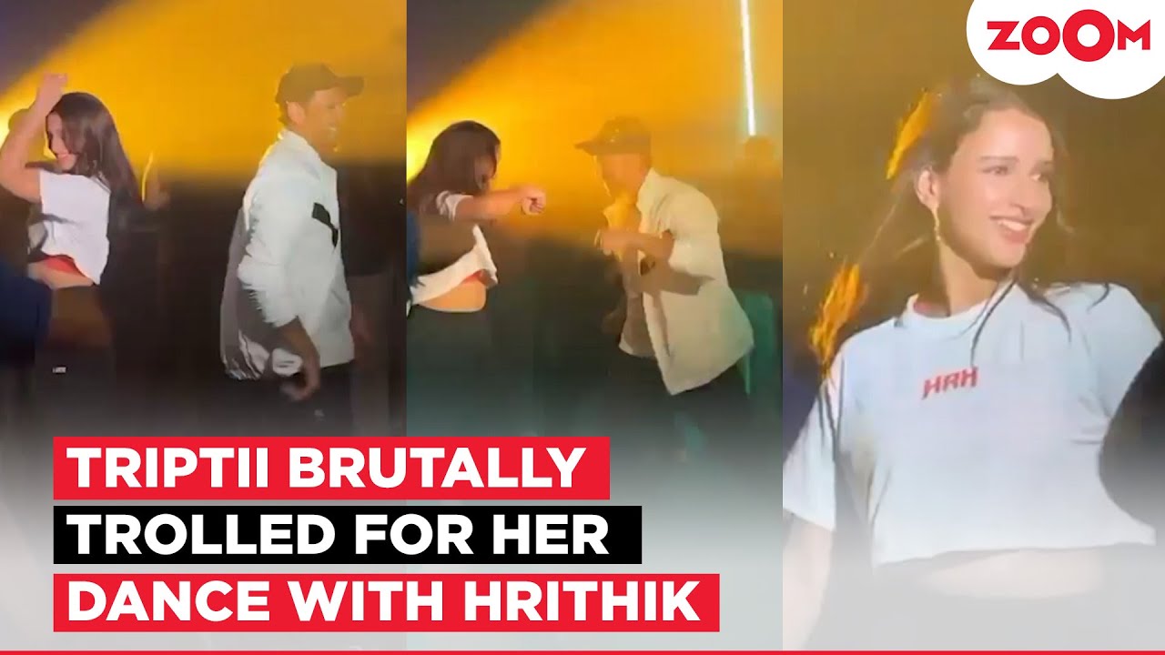 Triptii Dimri brutally TROLLED for her viral dance video with Hrithik Roshan!