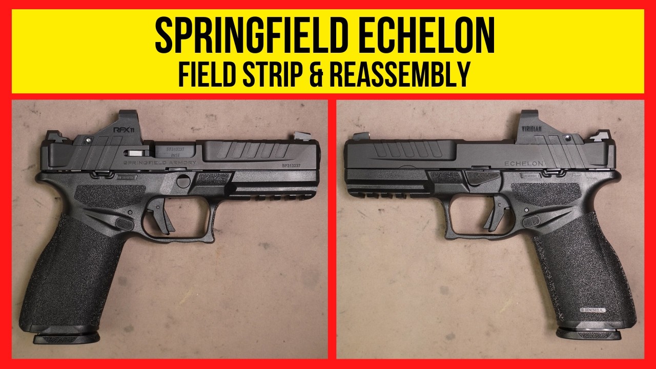 Springfield Echelon Field Strip & Reassembly: Quick & Easy!