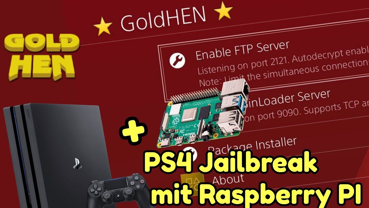 PS4 automatisch jailbreaken mit Raspberry PI | Tutorial 2024