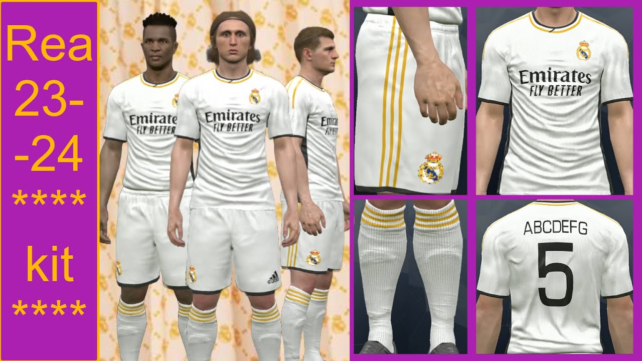 كيفية صناعة طقم ريال مدريد23-24|How to make Real Madrid's23-24kit