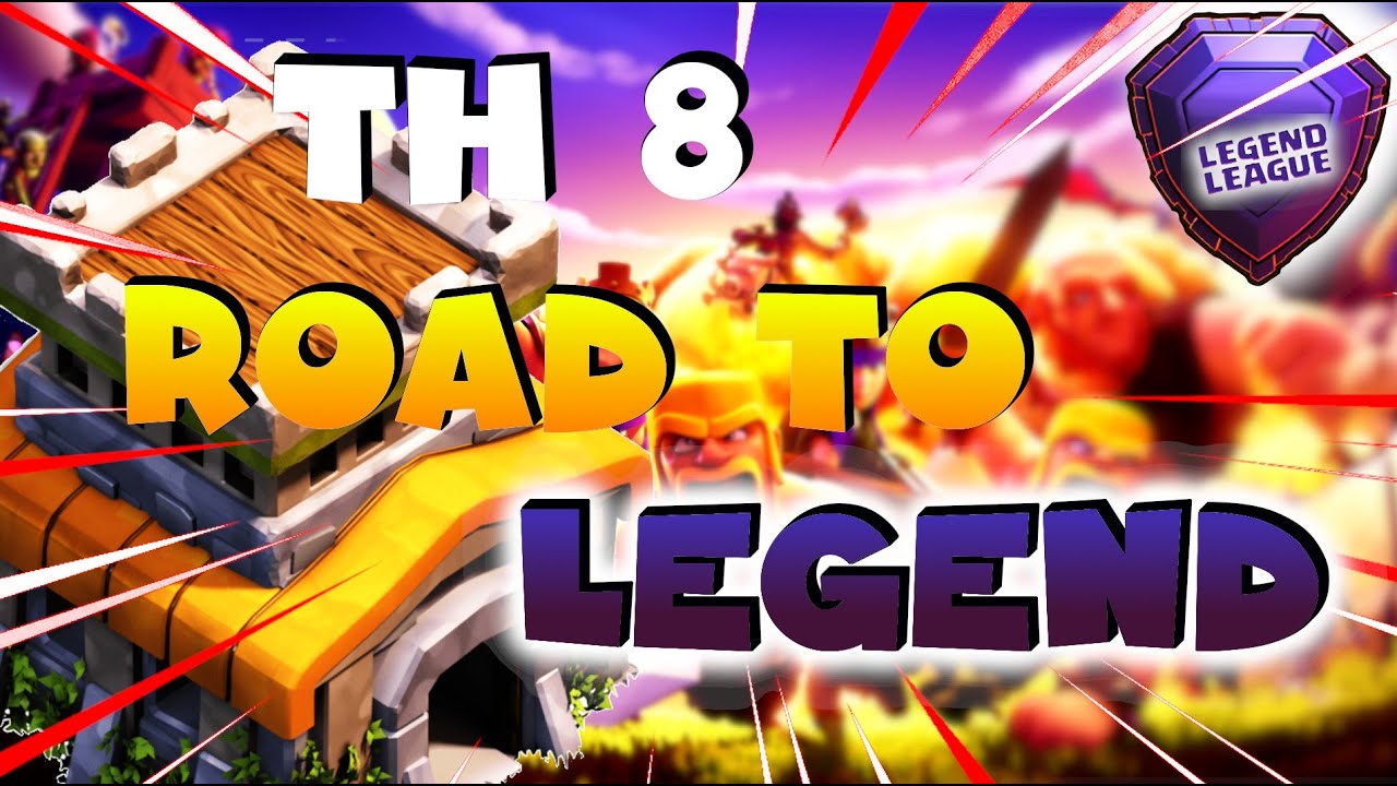 TH8 PUSHING TO LEGEND LEAGUE!! | Clash of Clans 2022