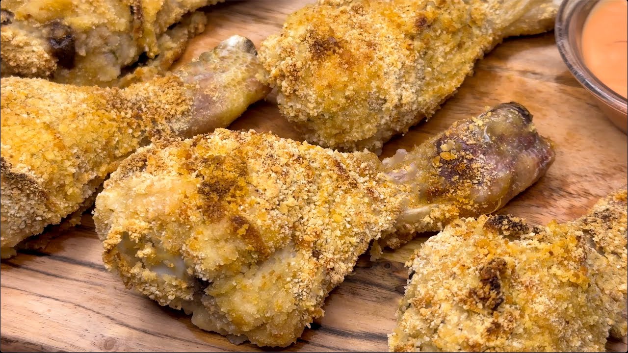 Вкуснее жареной курицы! Хрустящие, без зажарки! Быстрый и простой рецепт!