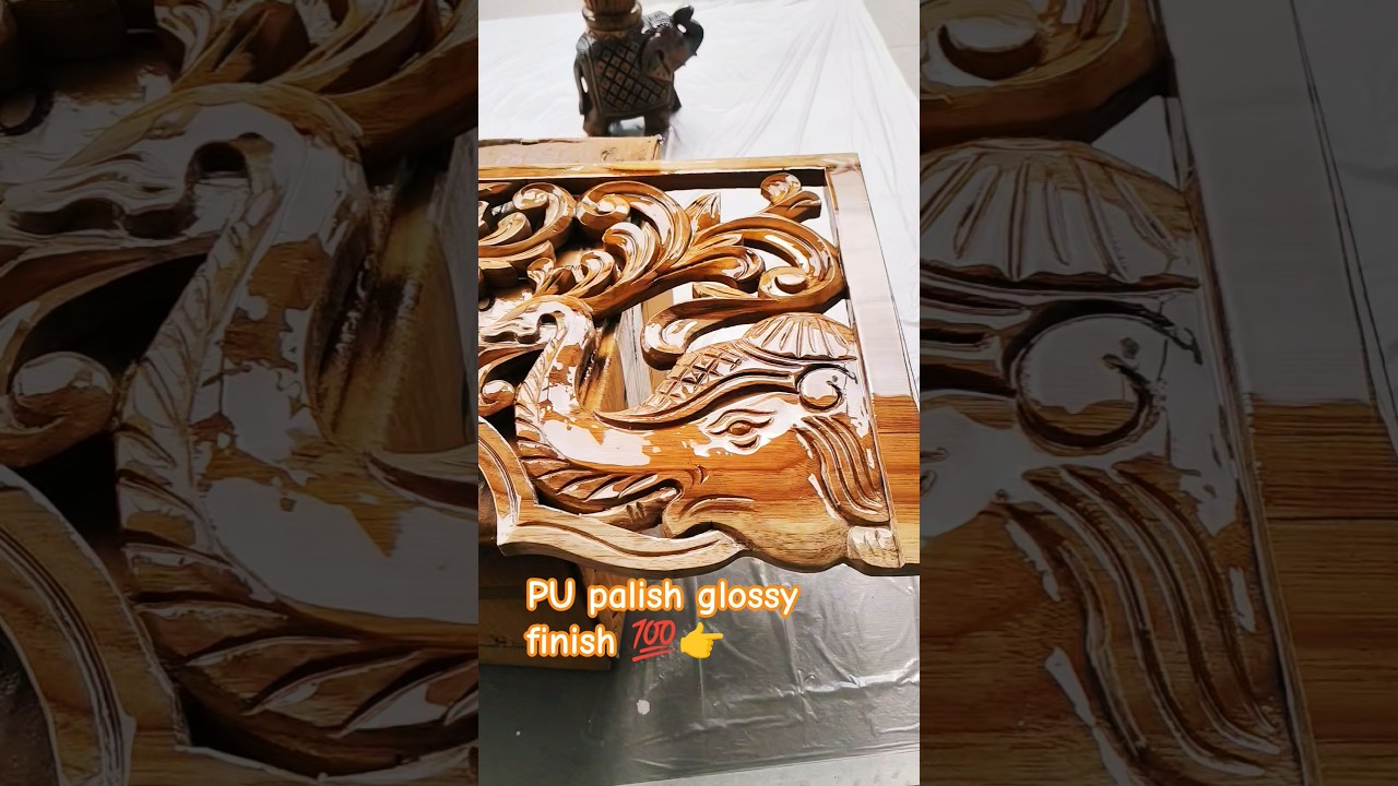 ,💯💯 PU palish glossy sagvan wood 🪵