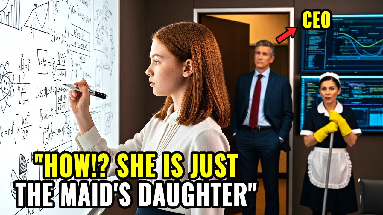 Maid’s GENIUS Daughter Solves $500M Crisis in Minutes—What the Billionaire CEO Did Next Shocked All