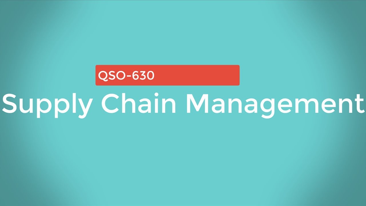 Supply Chain Basics: Principles of Postponement