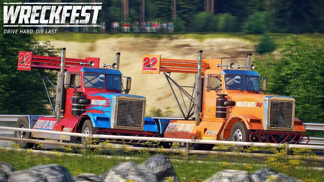 Big Rig Racing in Wreckfest!