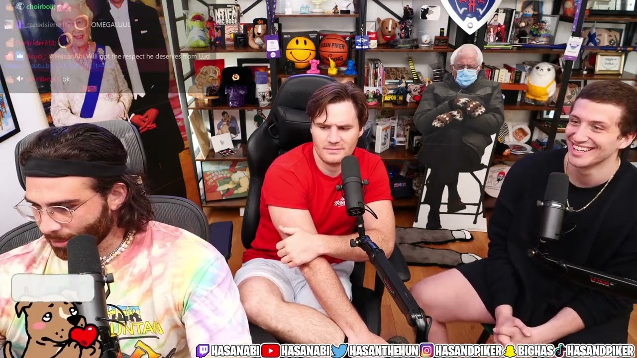 Hasan hangs out with Will Neff & Nicewigg for SUNDAY FUNDAY