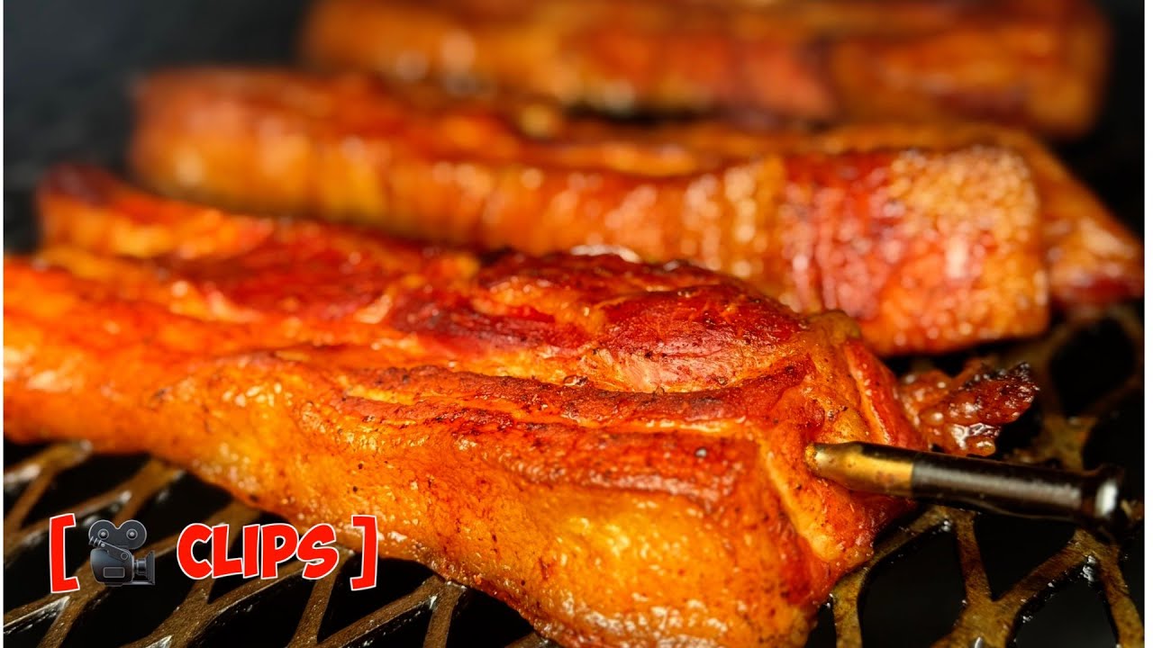 Дегустация: первое копчение ребрышек с беконом