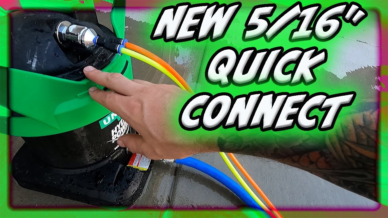 WATER FED POLE HOSES | NEW PUSH TO FIT SET 5/16