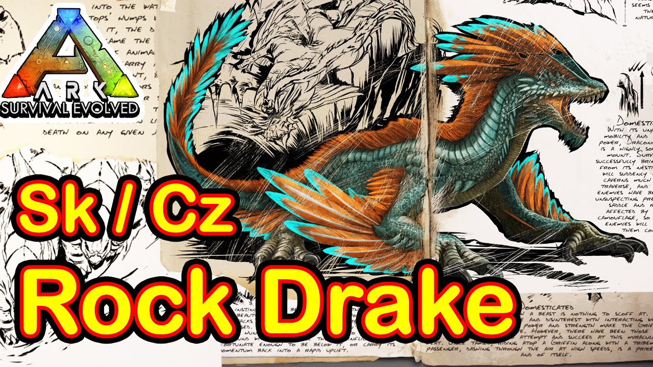 Jak ochočit Rock Drake - Ark: Survival Evolved Cz / Sk - Tutorial N&aacute;vod