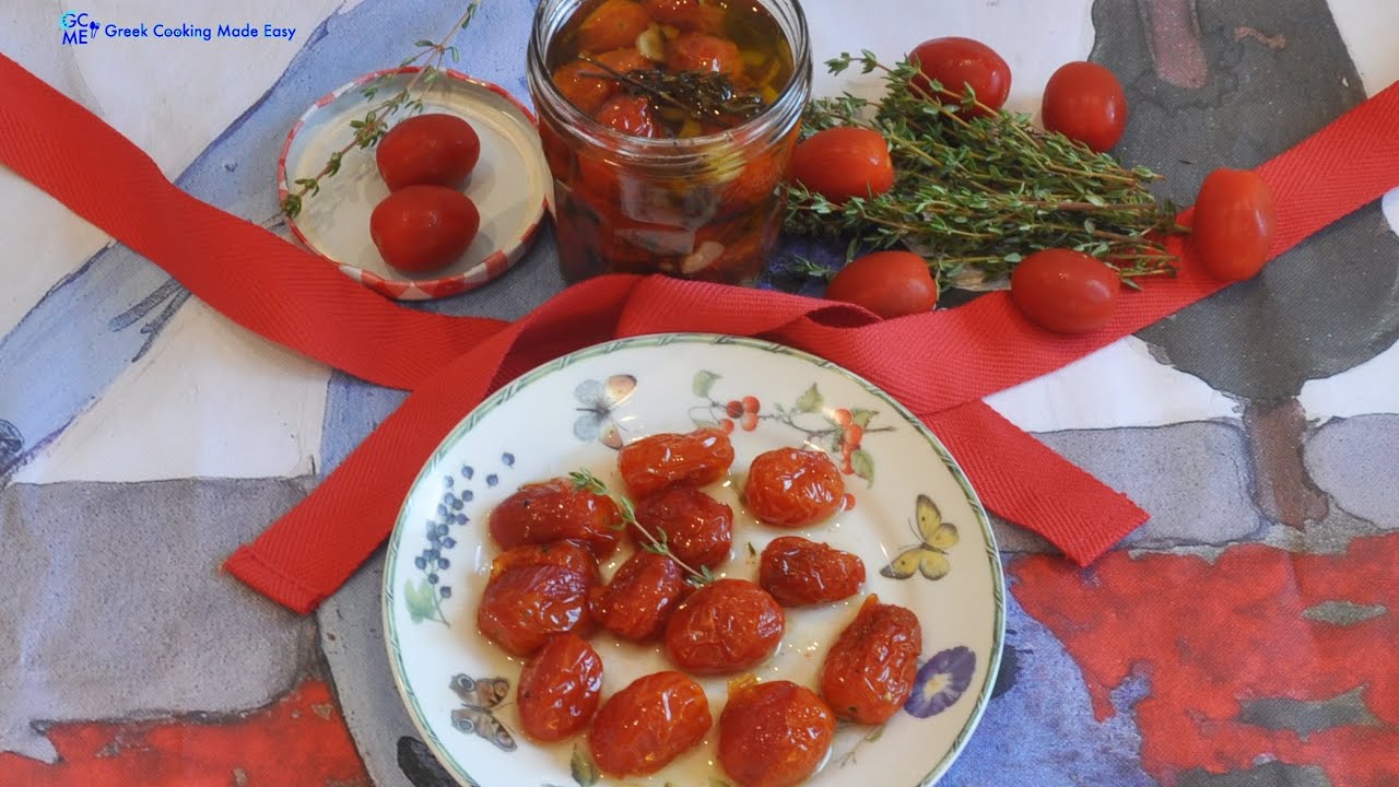 Mini Tomatoes Confit - Ντοματίνια Κονφί