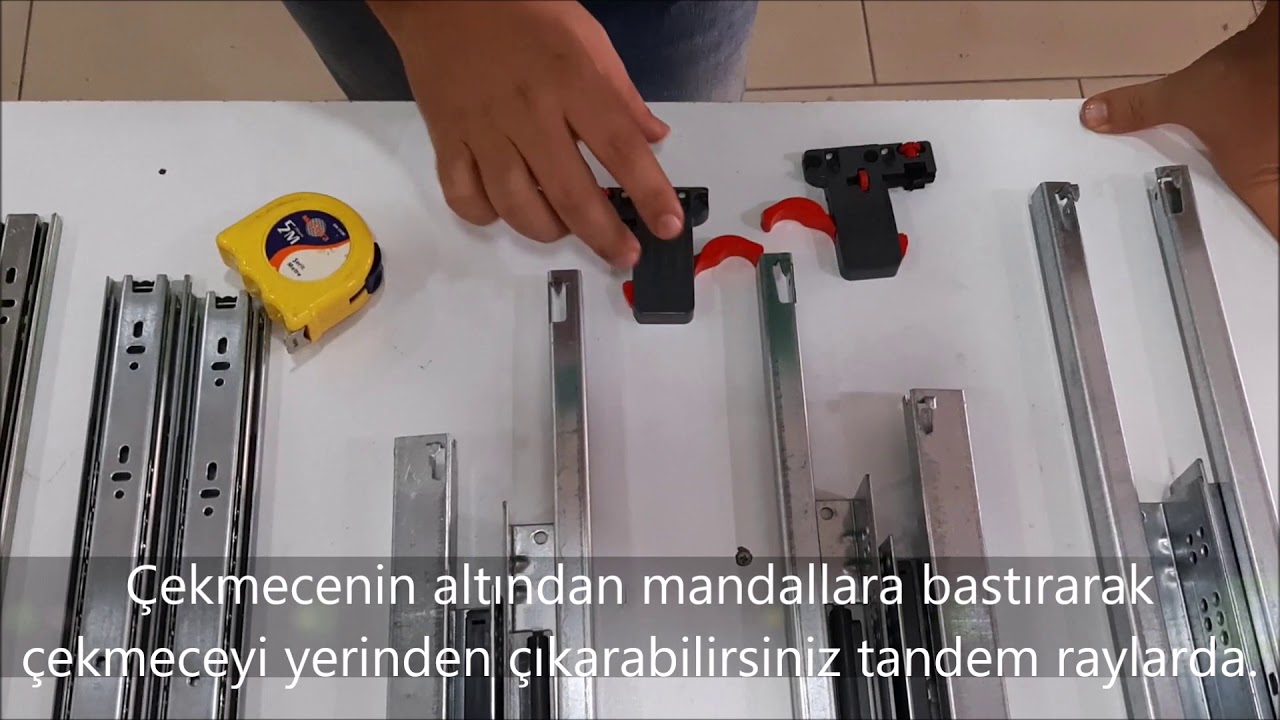 Eski bozuk / zor çalışan çekmece raylarınızın yerlerine yenisini alırken nasıl seçim yapmalısınız?