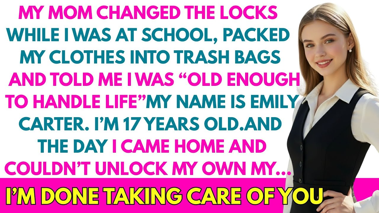 My Mom Changed the Locks While I Was at School, Packed My Clothes Into Trash Bags — And Told Me...