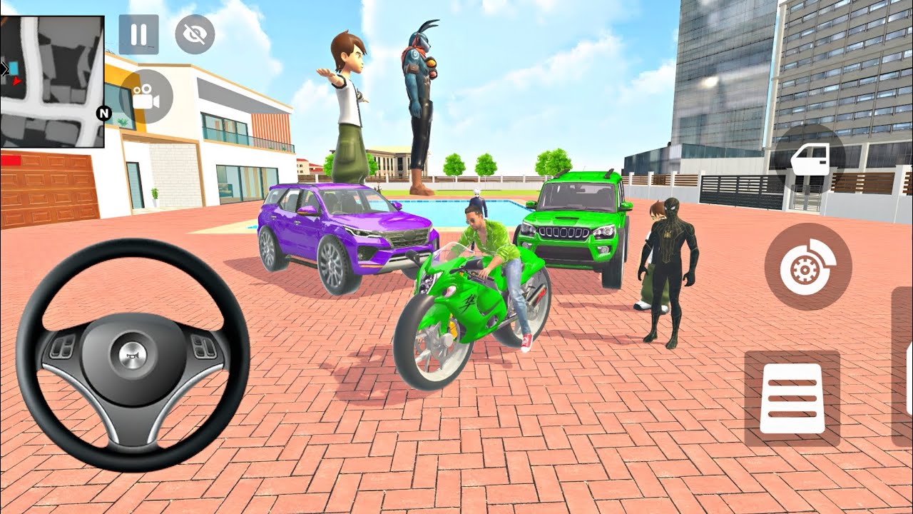 🤑 Franklin purchase Indian Showroom 🇮🇳 Fortuner Modified and Indian auto simulator car game 🎮