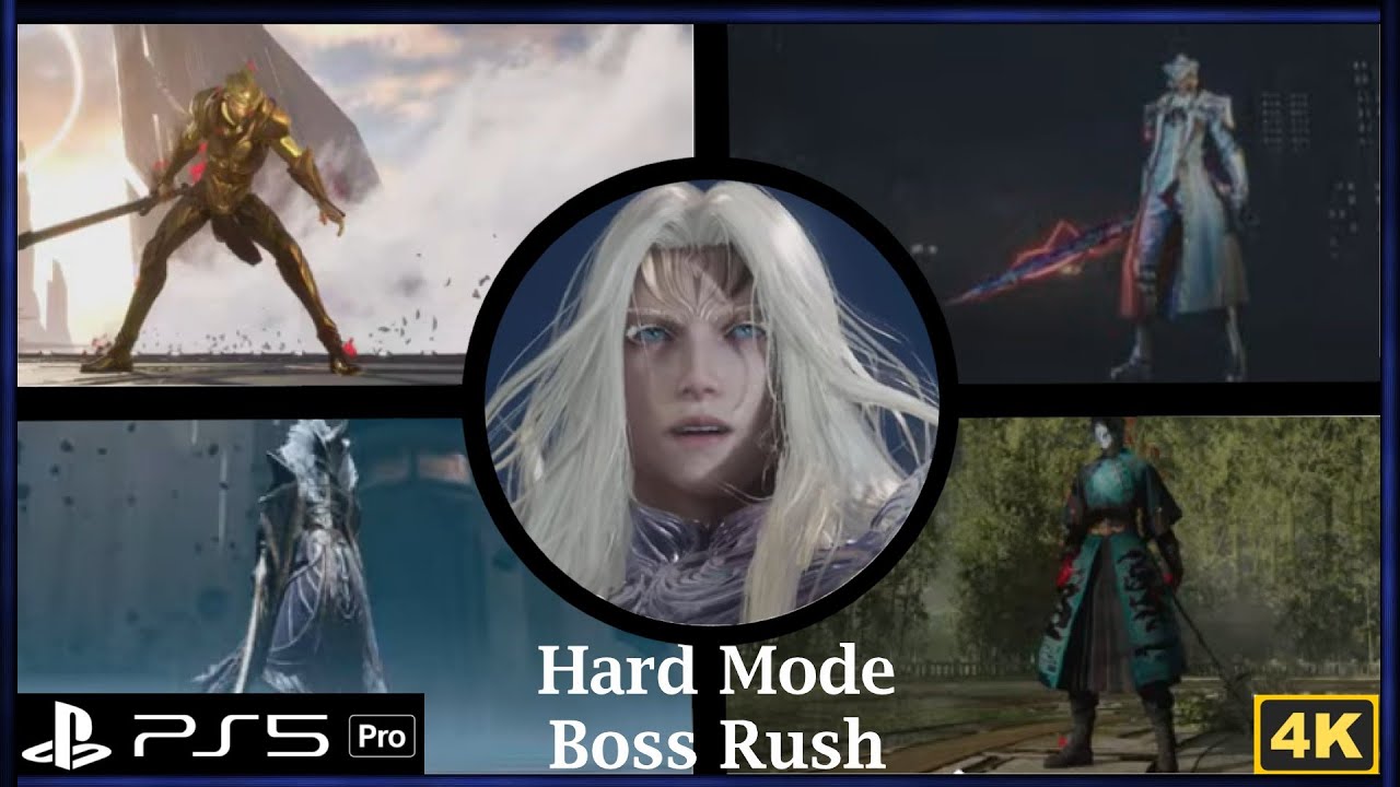 Hard Mode All Boss Rush Fights & Build Within 12mins Timestamped - Lost Soul Aside