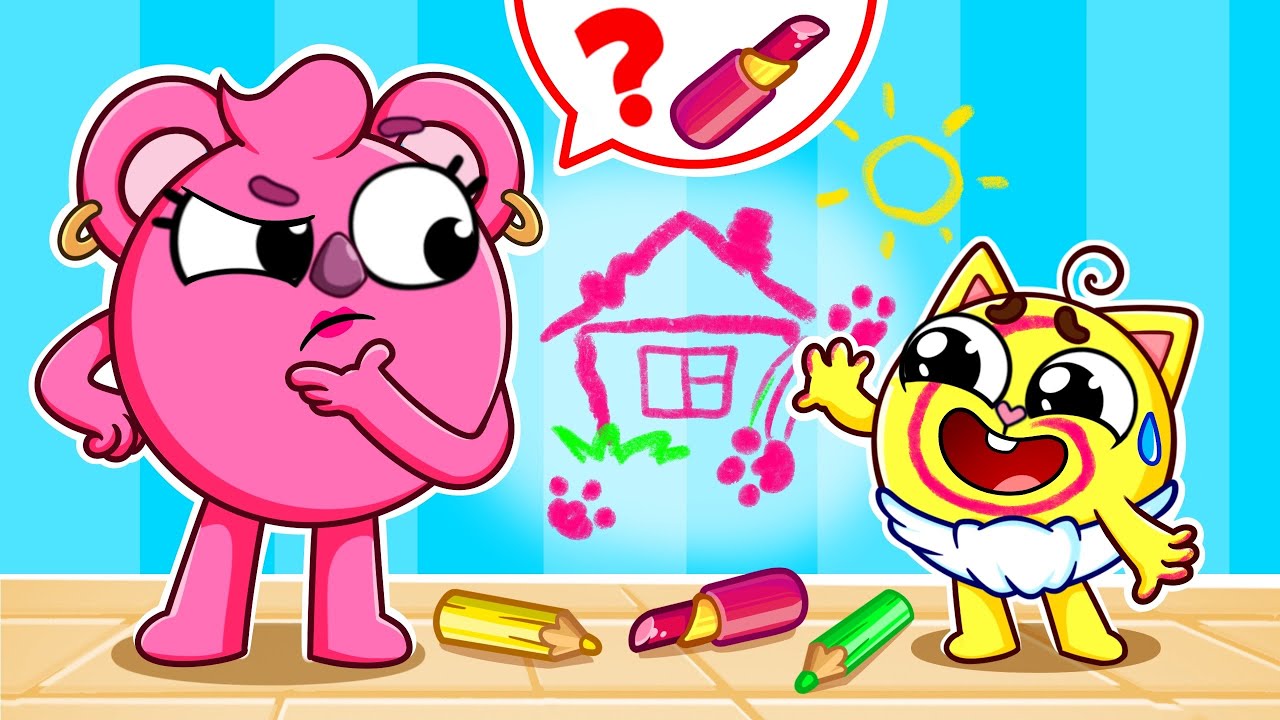 Who Did This? 👀✨ Let’s Find Out! Funny Kids Songs 🐱 Muffin Socks