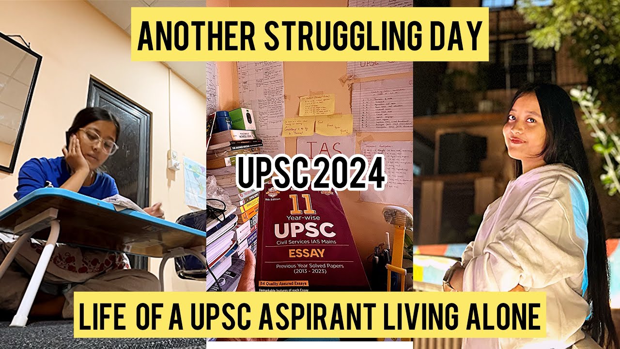 Woke up at 5am to study| Another day full of struggles | UPSC STUDY VLOG
