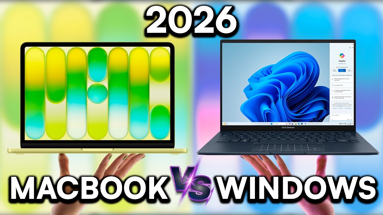 MACBOOK CONTRA PORTATIL DE WINDOWS EN 2026