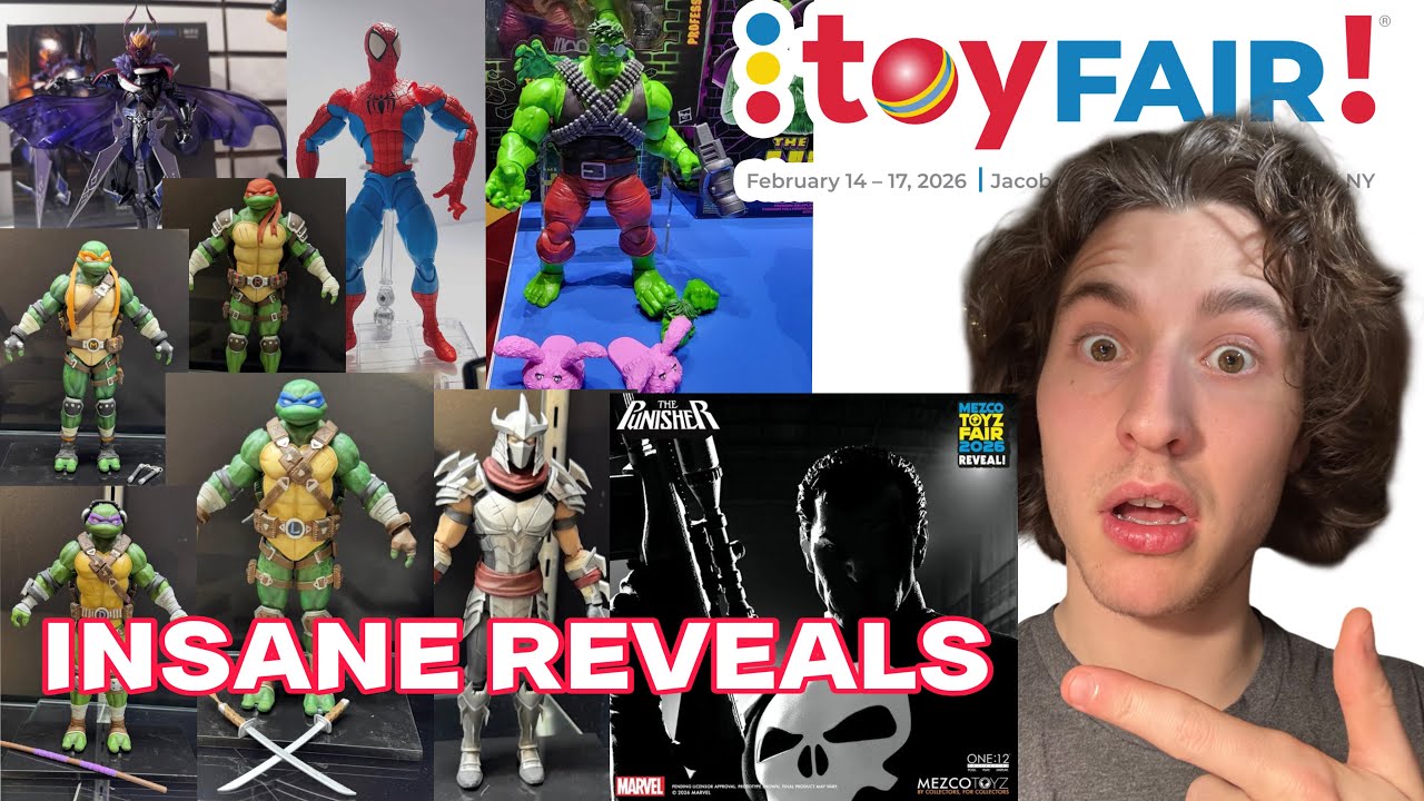 New York Toy Fair Recap/ Fortnite TMNT, MEZCO Punisher, Professor Hulk & MORE!