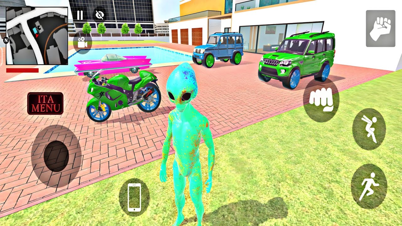 Alien Demanded 🔥 UFO-like Car & Modified Vehicles Indian 🇮🇳 Theft Auto Aura Simulator 🎮