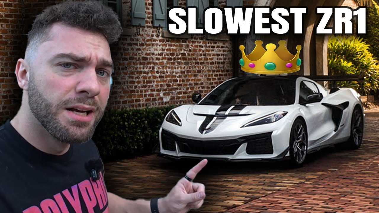 У меня самый медленный C8 ZR1, давайте поговорим об этом.