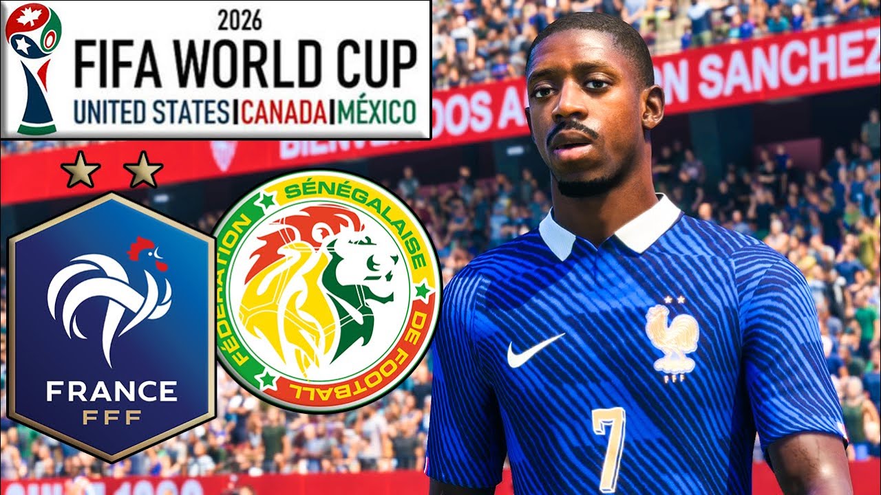 France vs Sénégal | FIFA World Cup 2026 | Groupe I | 1ère journée | FC 26