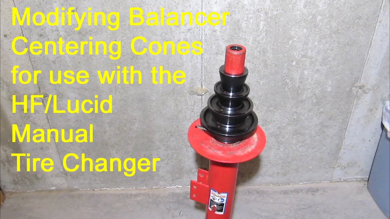 Modifying 40mm Wheel Balancer Cones for the Harbor Freight/Lucid Tire Changer