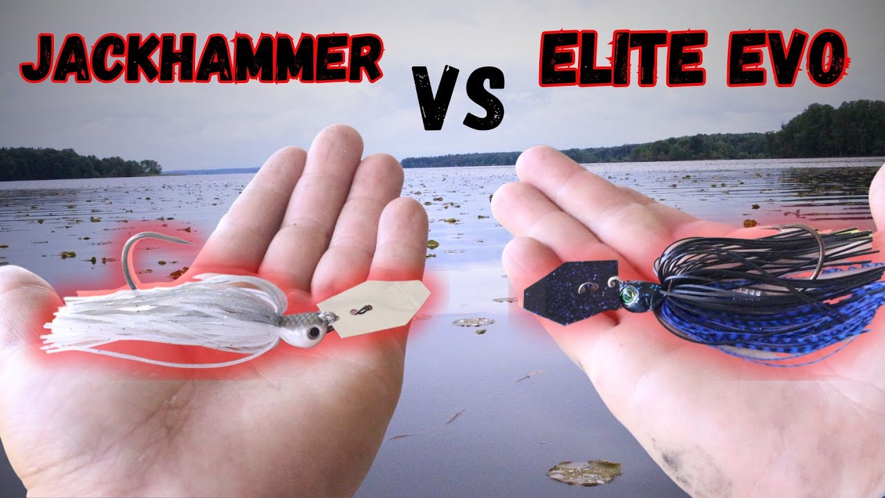 Сравнение подводных Z Man Chatterbait! Jackhammer против Elite EVO!