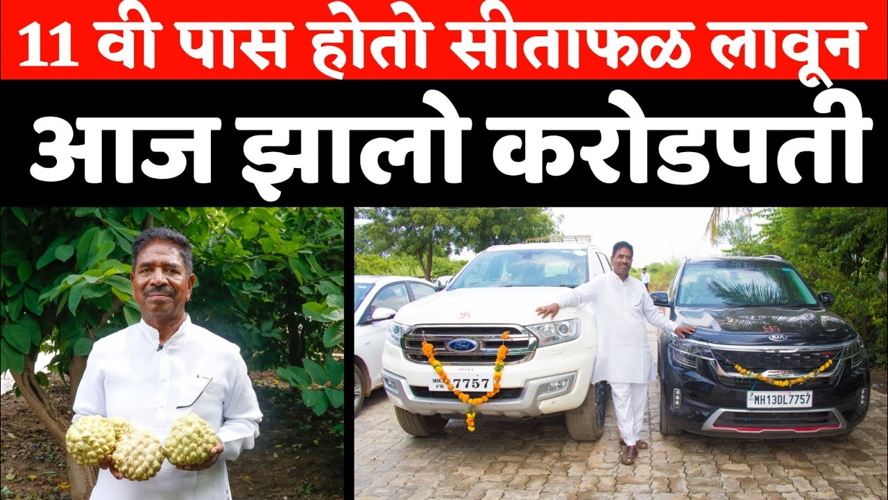 'सीताफळातील राजा' नवनाथ कसपटे यांचा प्रेरणादायी प्रवास |NMK-1Golden| Navanath Kaspate success story