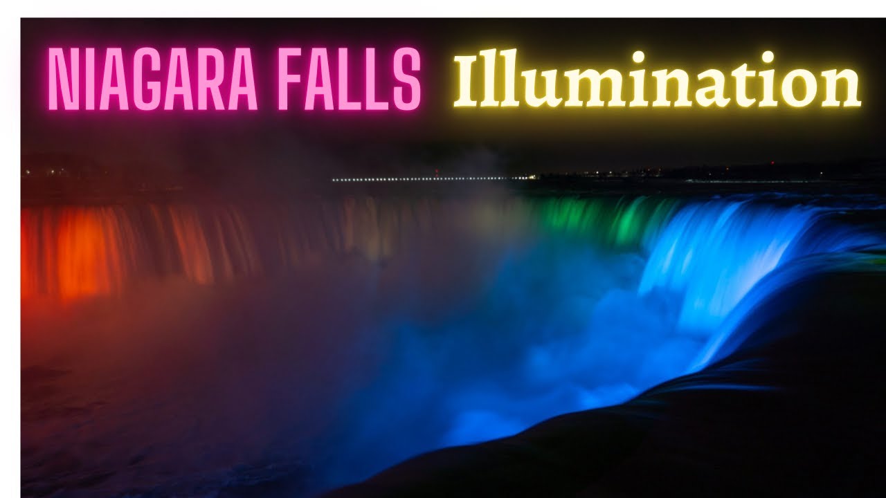 Stunning and Mesmerizing lights Of Niagara Falls The Illumination By Nu Onetv