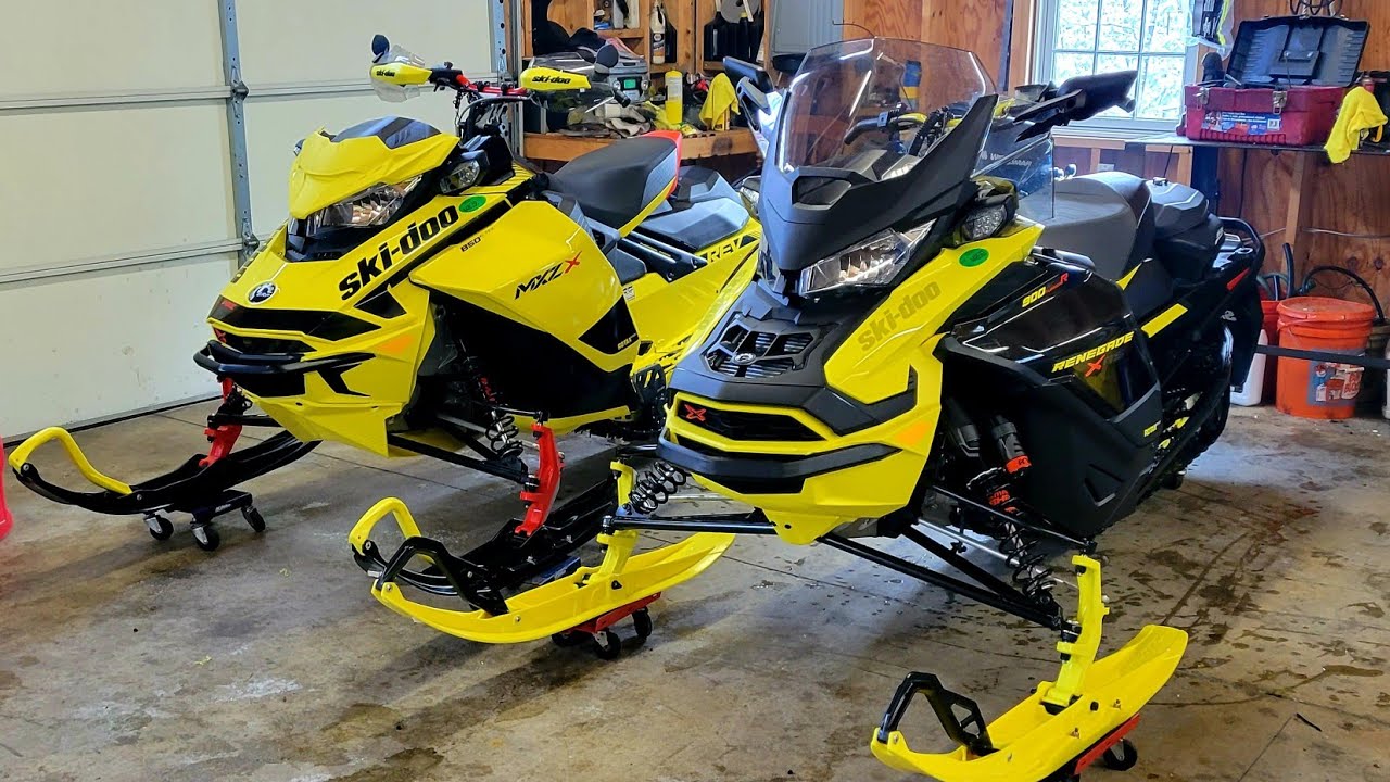 2022 Ski-doo 900 turbo r renegade xrs vs 2020 Ski-doo mxz x 850 part 2