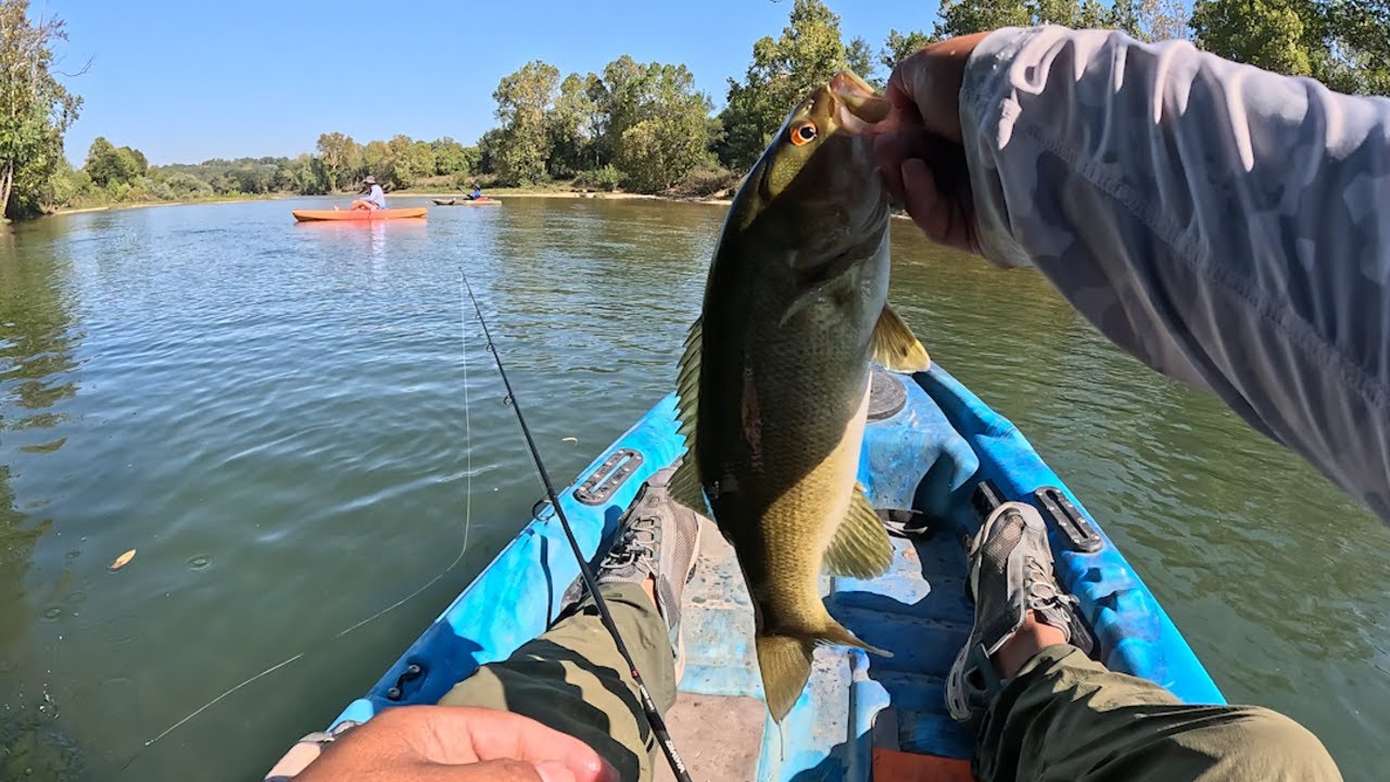 Fall Fishing And Kayaking At Elk River! Smallmouth bass  Was On Fire!!