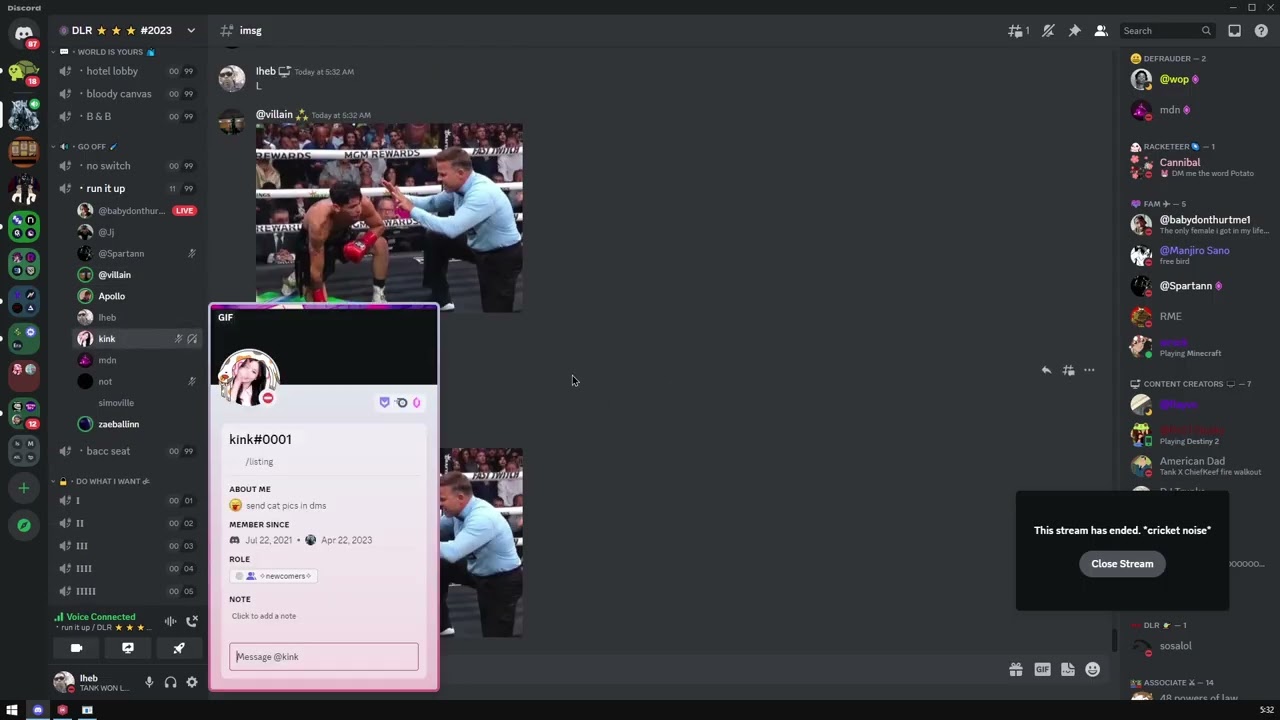 Apollo vs KJ (Discord Packing)