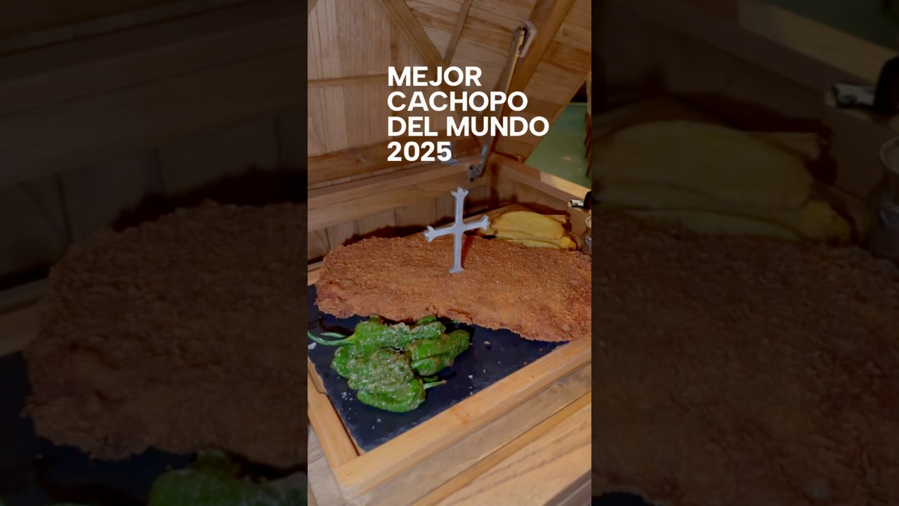 Receta Mejor Cachopo del Mundo 2025. Rte Arrabal Plza. Mayor de Madrid. #cachopo #madrid #asturias