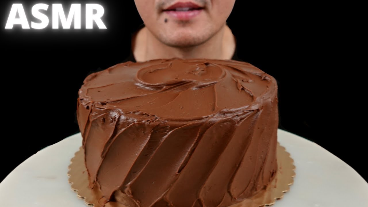 ASMR | Wegmans Ultimate Chocolate Cake | The Hangry Mole