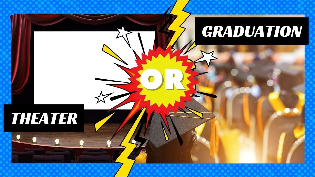 Pop Up Card - Graduation or Theater Pop Up Card