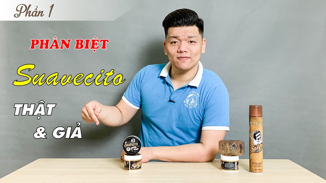 SUAVECITO POMADE - Phân biệt Suavecito Firme Hold Fake and Real, Sáp, gôm xịt tóc Suavecito Pomade?