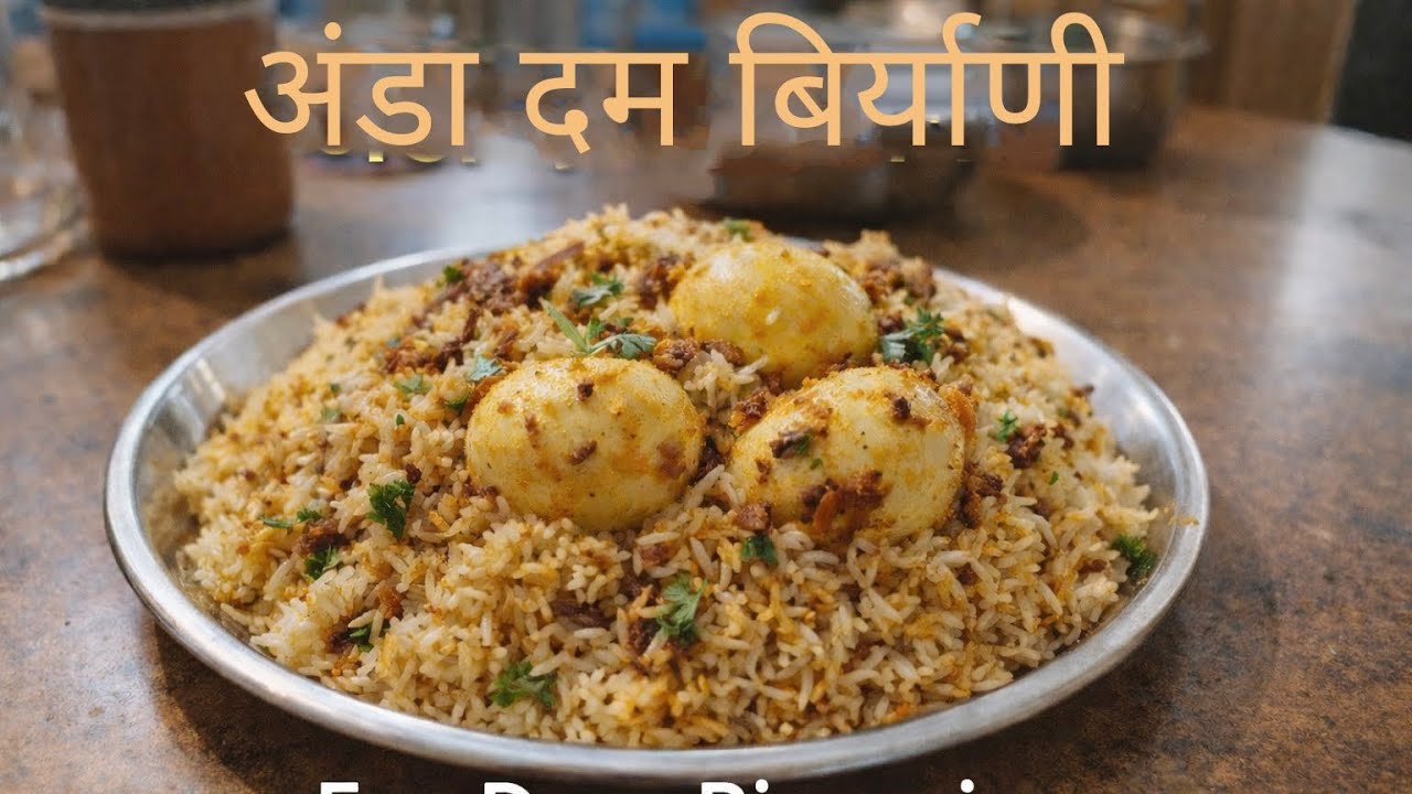 अंडा दम बिर्याणी | Homemade Egg Dum Biryani | Easy Home Style Recipe | Savita's Home Kitchen