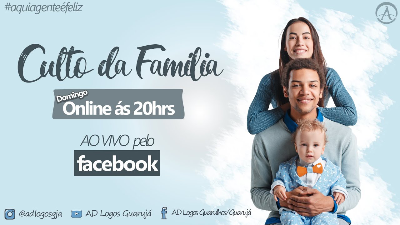 Culto da Fam&iacute;lia AD LOGOS Guaruj&aacute; - 28-03-2021