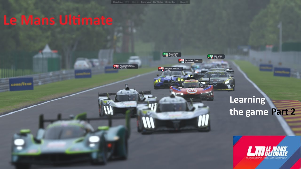 Le Mans Ultimate - Exploring & Learning the game-Part2 #lmu #lemansultimate #racing #greek #english