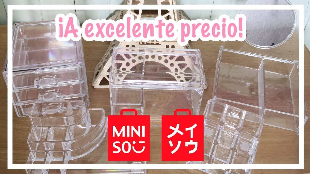 LOS MEJORES ORGANIZADORES DE MAQUILLAJE | MINISO | Lau Kudo